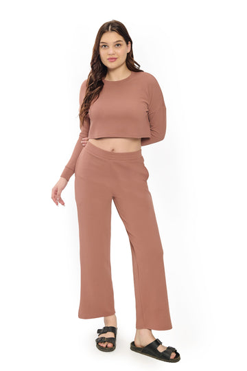 Pink Co-Ord Set for Women | Stylish Top and Pants Set
