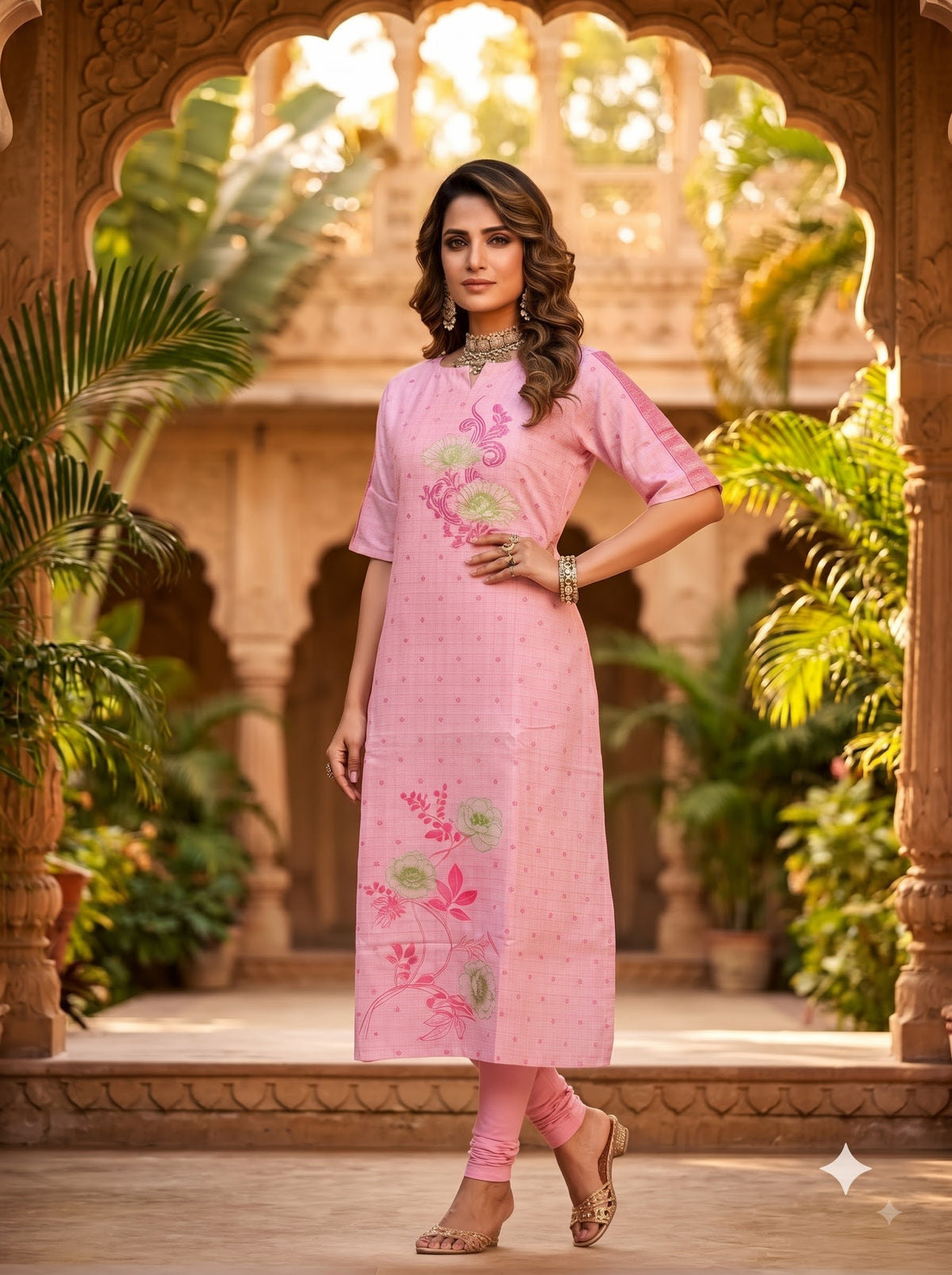 Jacquard Long Kurta