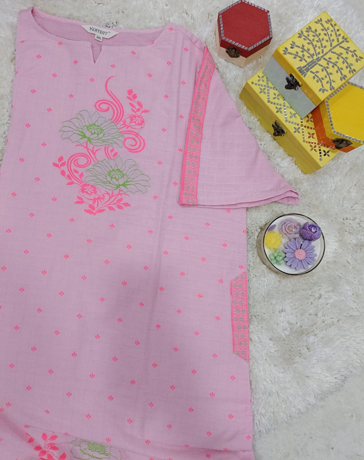 Jacquard Long Kurta