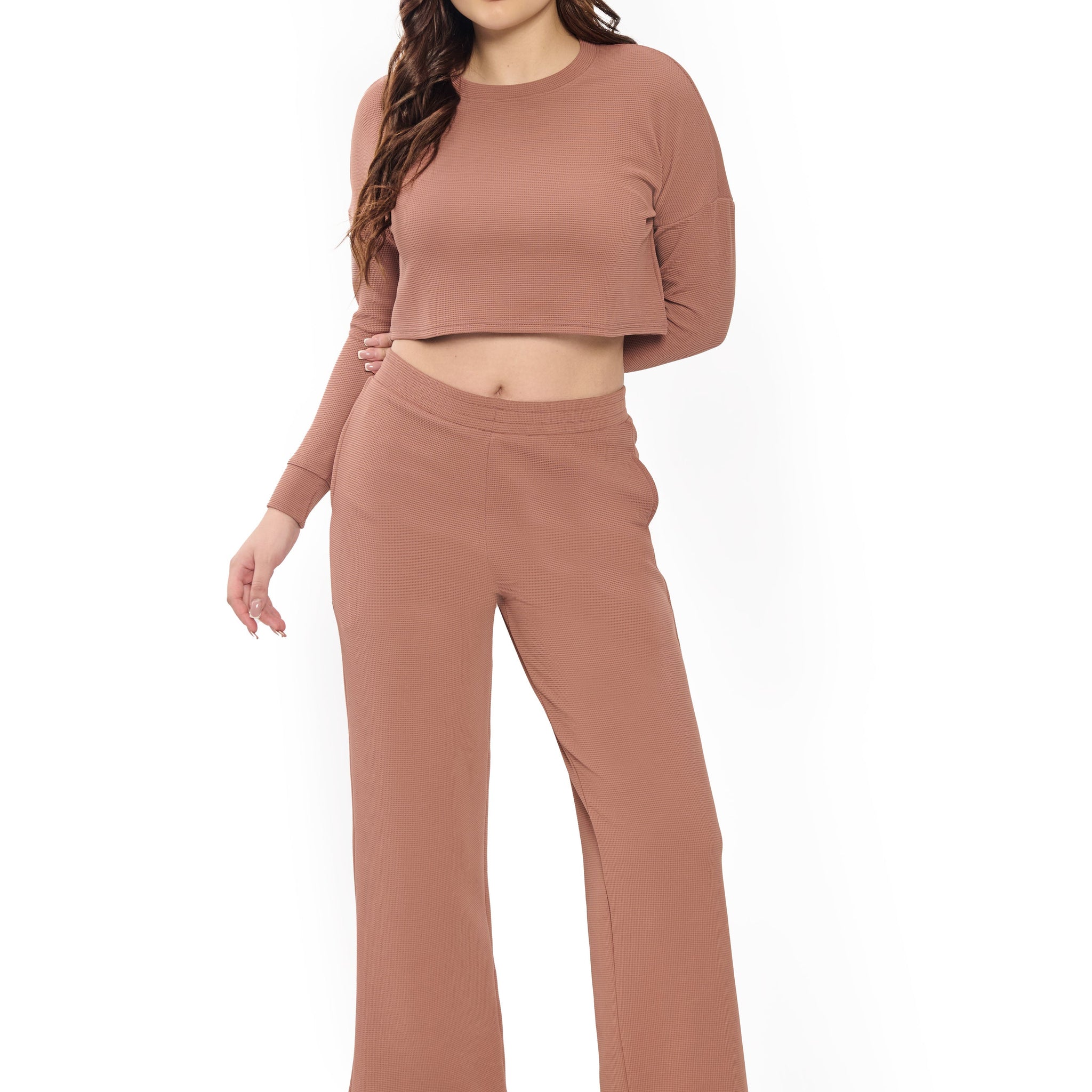 Pink Co-Ord Set for Women | Stylish Top and Pants Set
