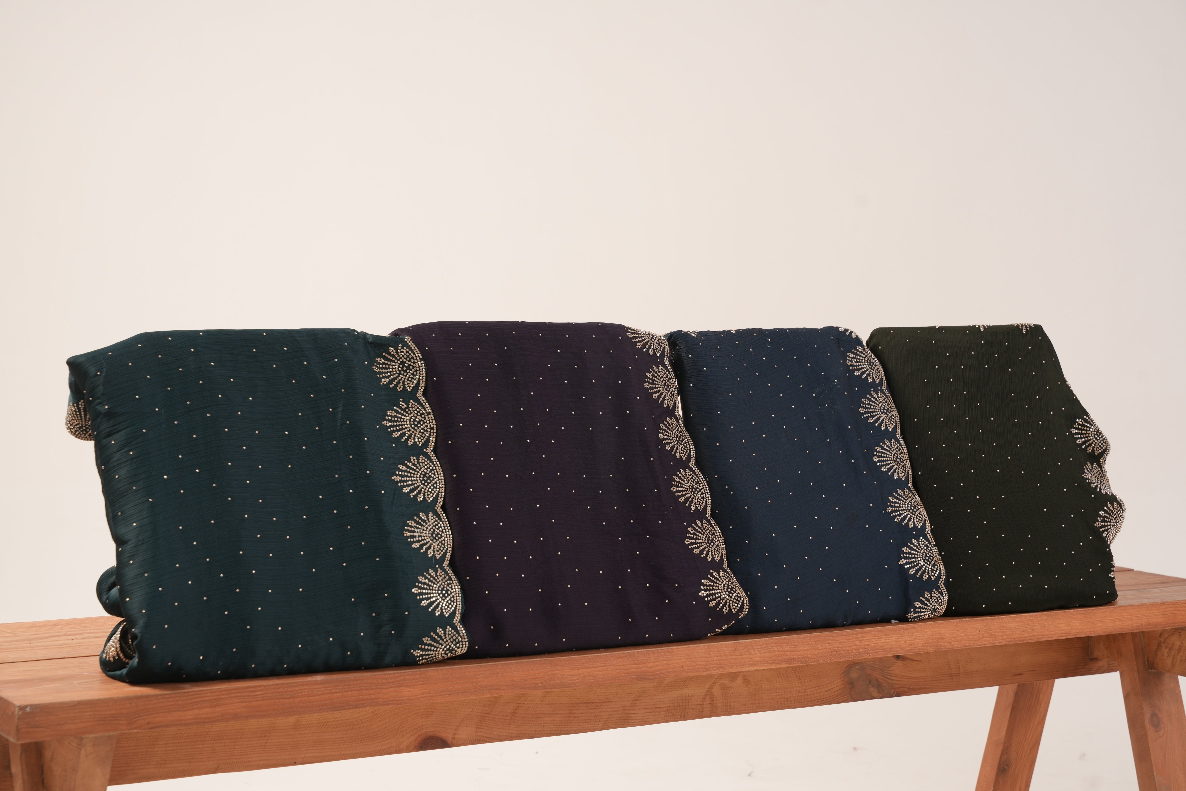 Red Fancy Embroidered Saree with Silver Embroidered – Festive & Wedding Saree for Women