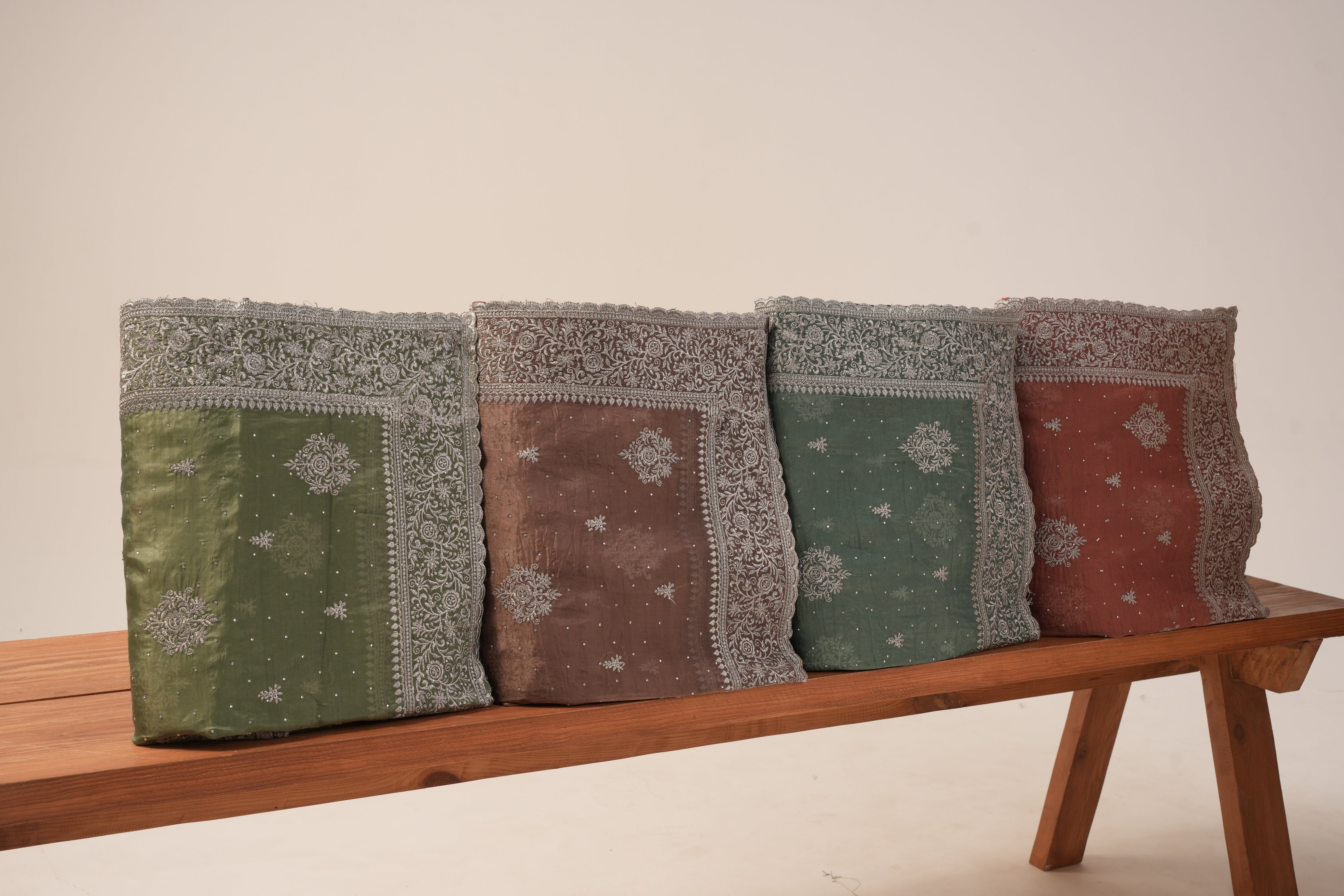 Designer Mustard Yellow Saree with Silver Fancy Embroidery in Traditional Festive Wear