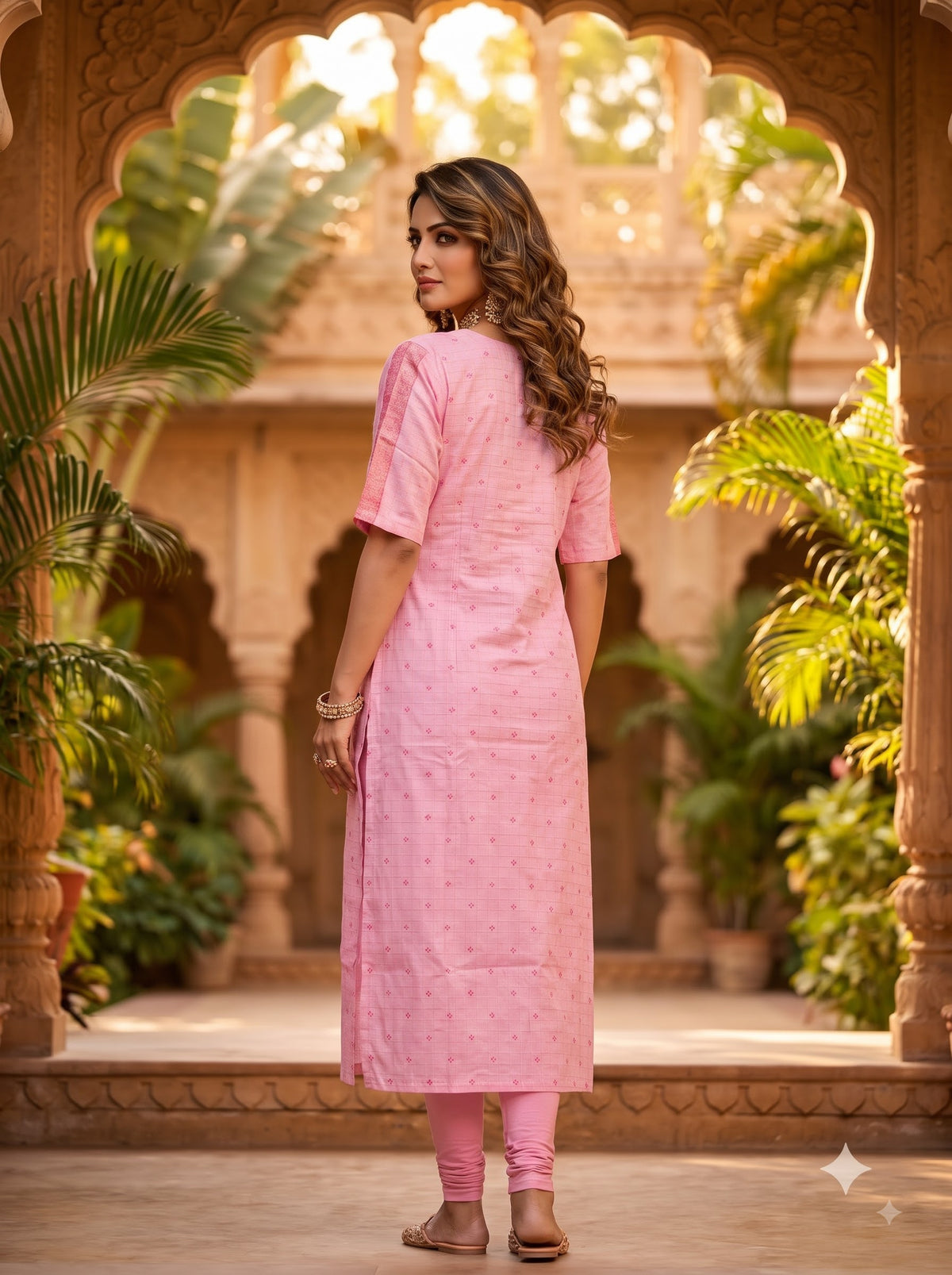 Jacquard Long Kurta