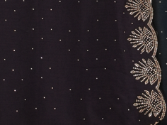 Wine Fancy Embroidered Saree with Embroidered – Festive & Wedding Saree for Women