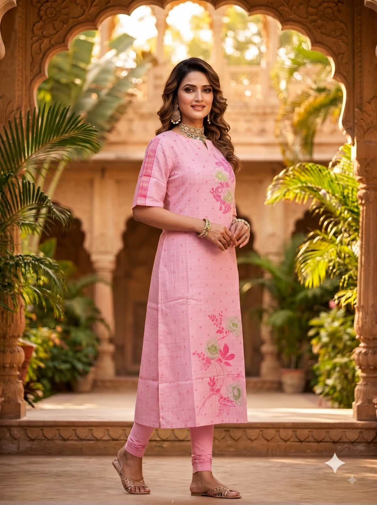 Jacquard Long Kurta