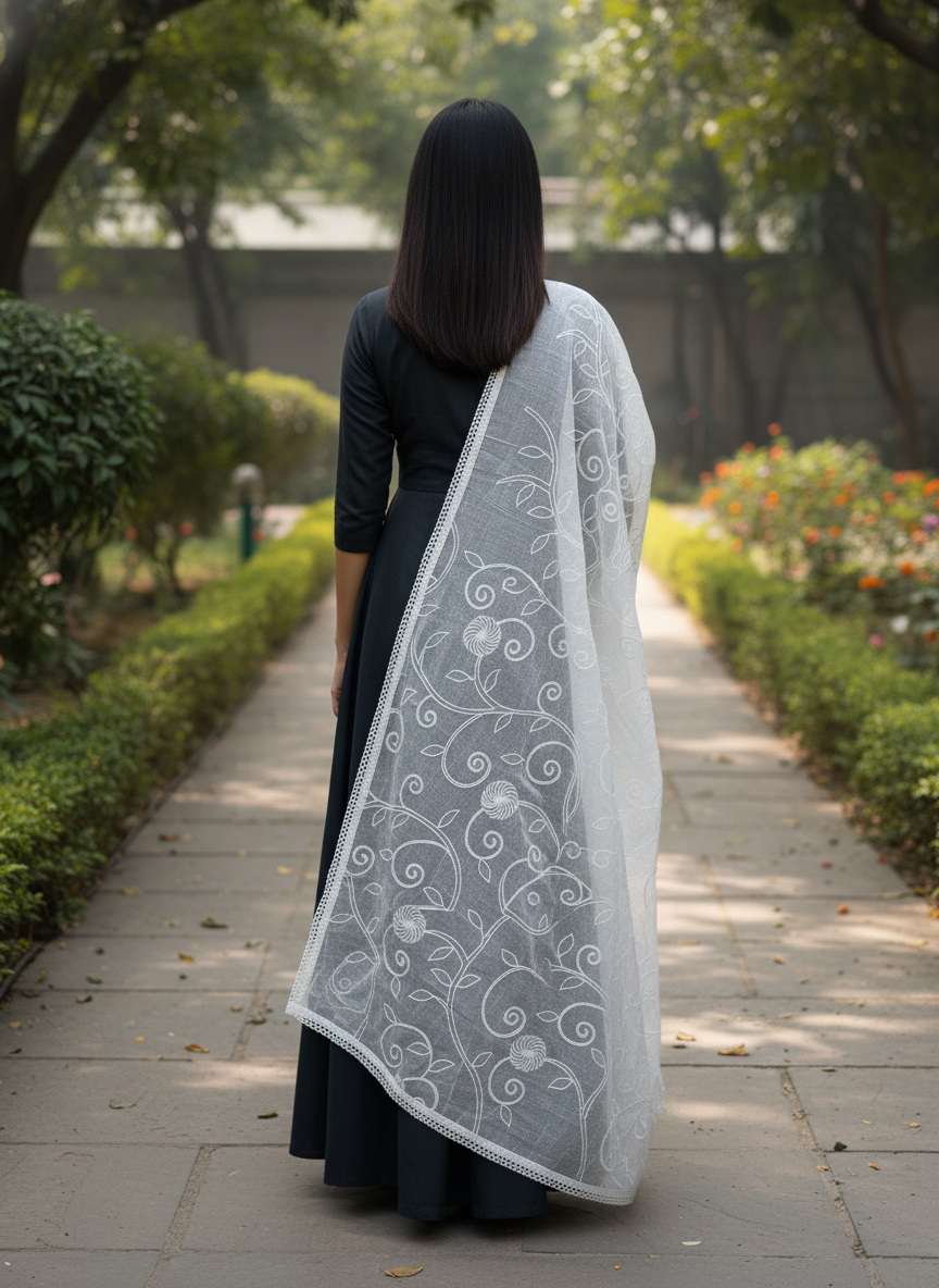 Premium Embroidered Pattern Dupatta for Timeless Ethnic Wear